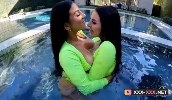 Angela White & Lena the Plug - NEW BGG threesome with YouTube star Lena the Plug [FullHD 1080p] 921.1 MB