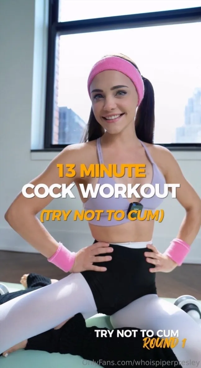 Daring Teen Solo JOI: Piper Presley's 13-Minute Cum-Grip Challenge FullHD 1080p
